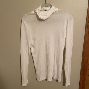 J Crew white turtle neck